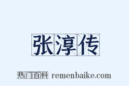 张淳传是什么意思的图片
